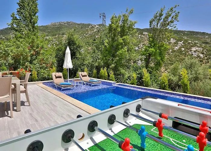 Villa İslamlar 1 Bedroom Secluded With Private Pool Hot Tub Kalkan